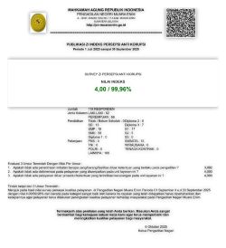 SURVEY ZONA INTEGRITAS SPAK